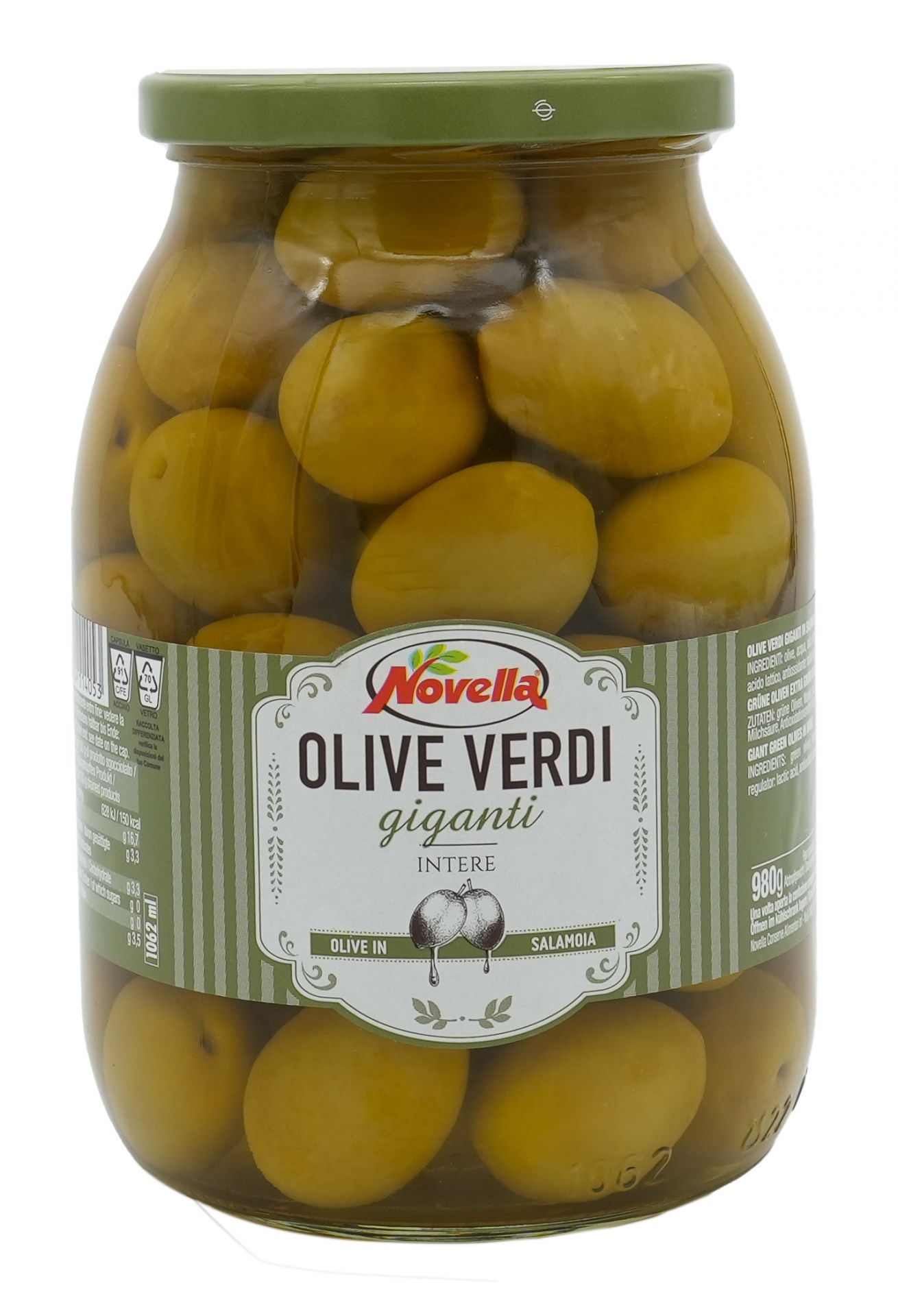 Gr Ne Oliven Gigant Novella Mit Stein Olive Verdi Giganti G